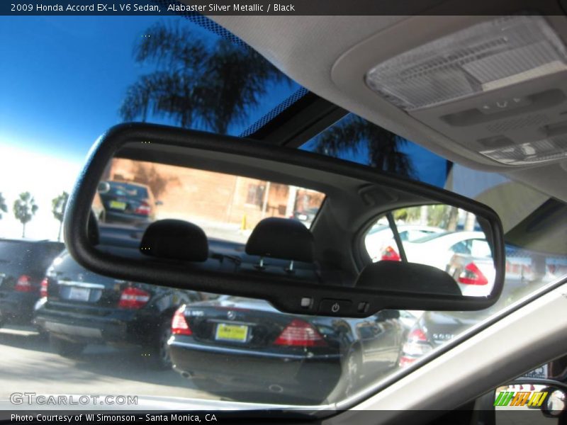 Alabaster Silver Metallic / Black 2009 Honda Accord EX-L V6 Sedan
