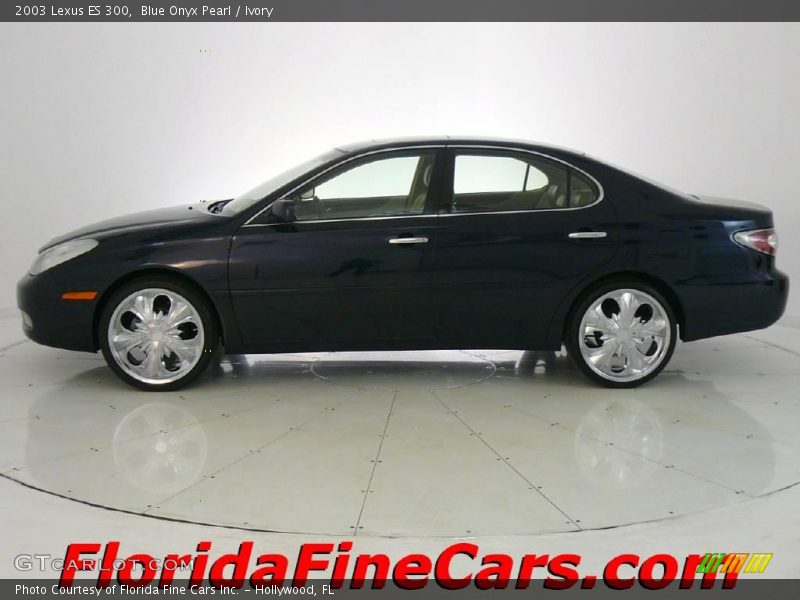Blue Onyx Pearl / Ivory 2003 Lexus ES 300