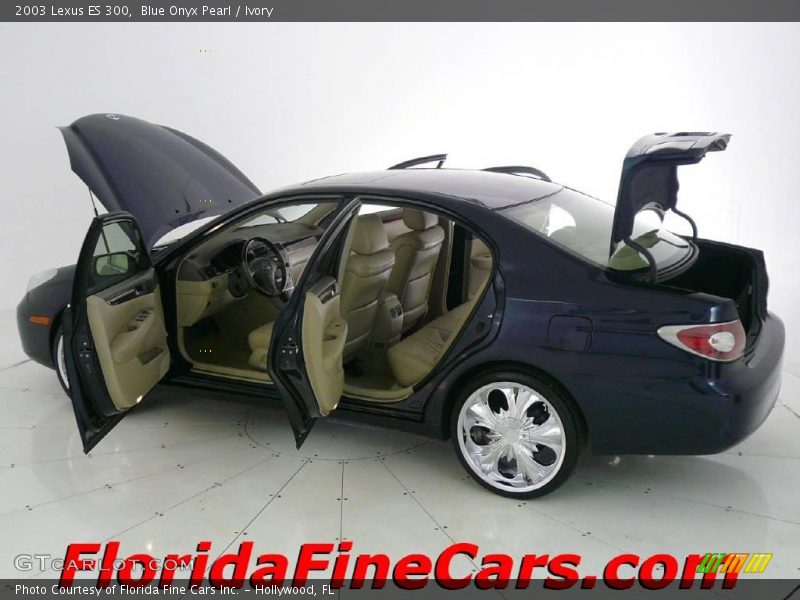 Blue Onyx Pearl / Ivory 2003 Lexus ES 300
