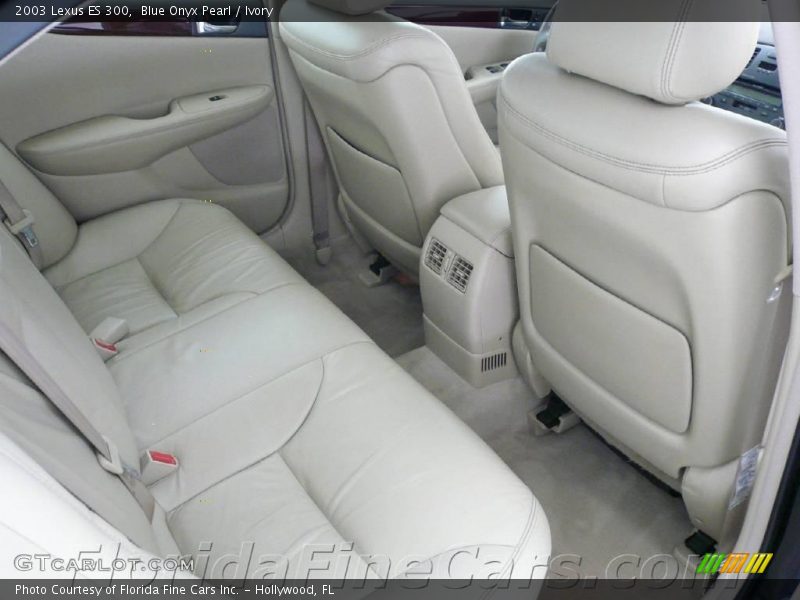 Blue Onyx Pearl / Ivory 2003 Lexus ES 300