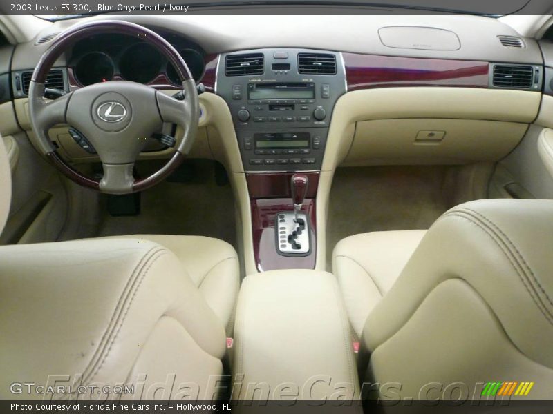 Blue Onyx Pearl / Ivory 2003 Lexus ES 300