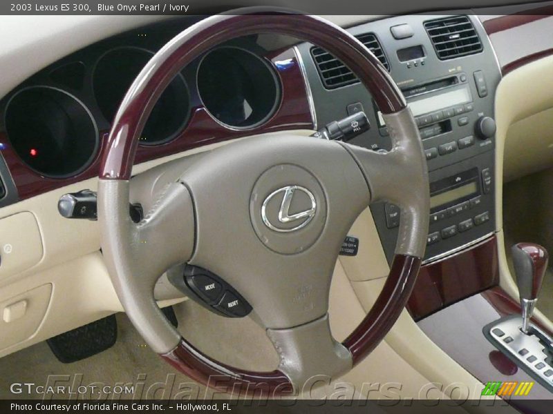 Blue Onyx Pearl / Ivory 2003 Lexus ES 300
