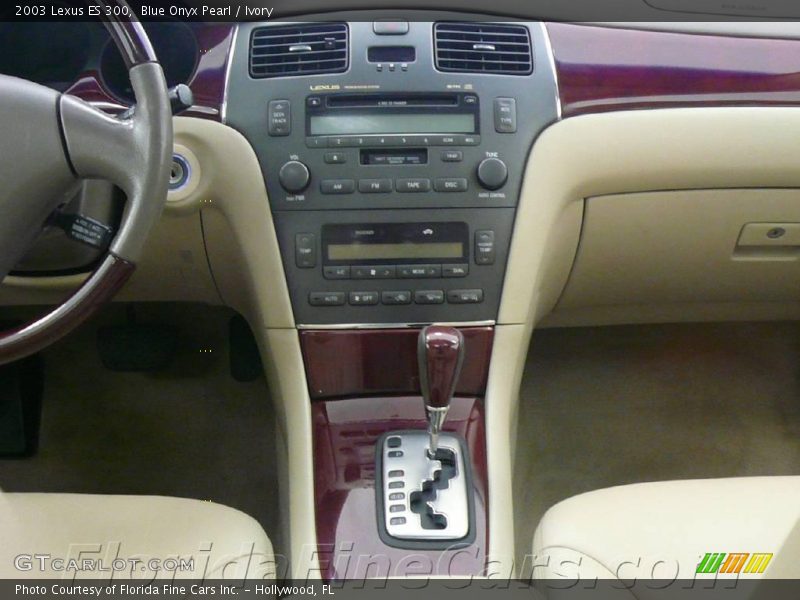 Blue Onyx Pearl / Ivory 2003 Lexus ES 300