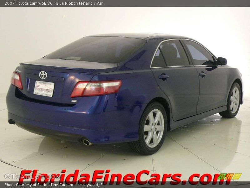 Blue Ribbon Metallic / Ash 2007 Toyota Camry SE V6