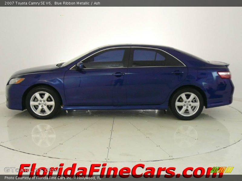 Blue Ribbon Metallic / Ash 2007 Toyota Camry SE V6