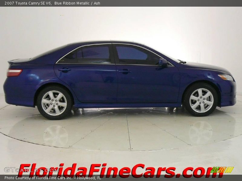 Blue Ribbon Metallic / Ash 2007 Toyota Camry SE V6