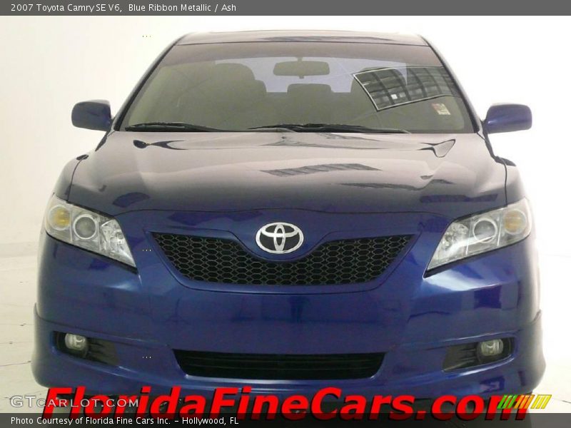 Blue Ribbon Metallic / Ash 2007 Toyota Camry SE V6