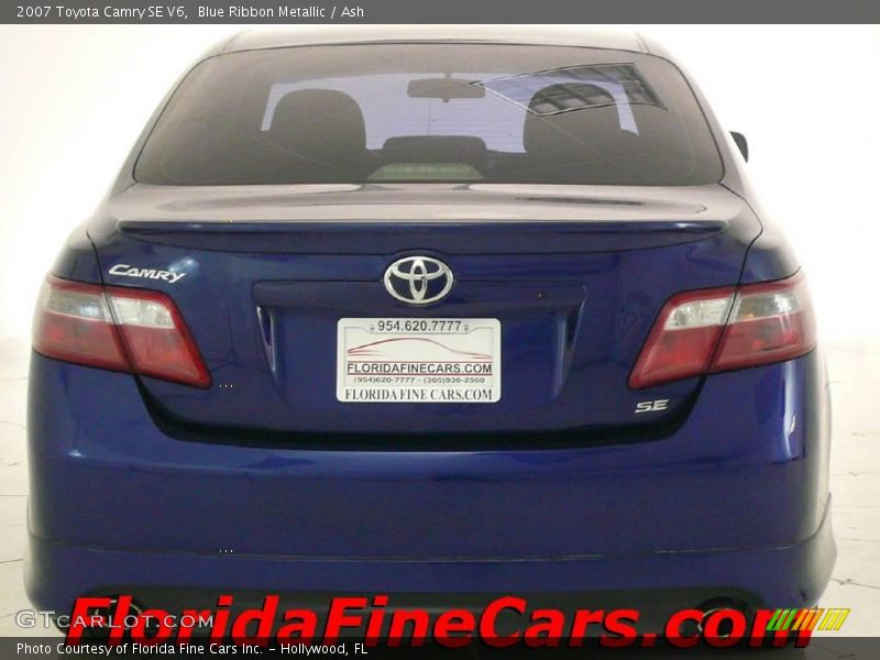 Blue Ribbon Metallic / Ash 2007 Toyota Camry SE V6