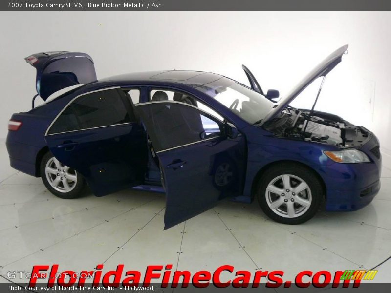 Blue Ribbon Metallic / Ash 2007 Toyota Camry SE V6