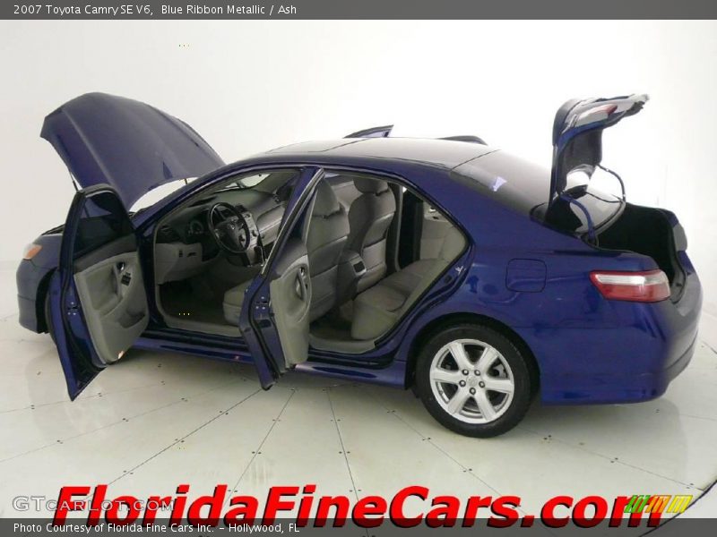 Blue Ribbon Metallic / Ash 2007 Toyota Camry SE V6