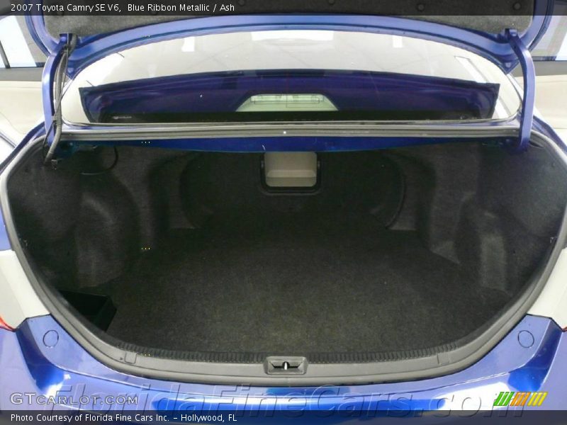 Blue Ribbon Metallic / Ash 2007 Toyota Camry SE V6