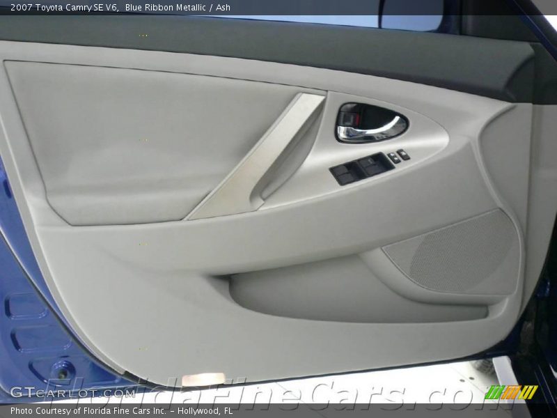 Blue Ribbon Metallic / Ash 2007 Toyota Camry SE V6