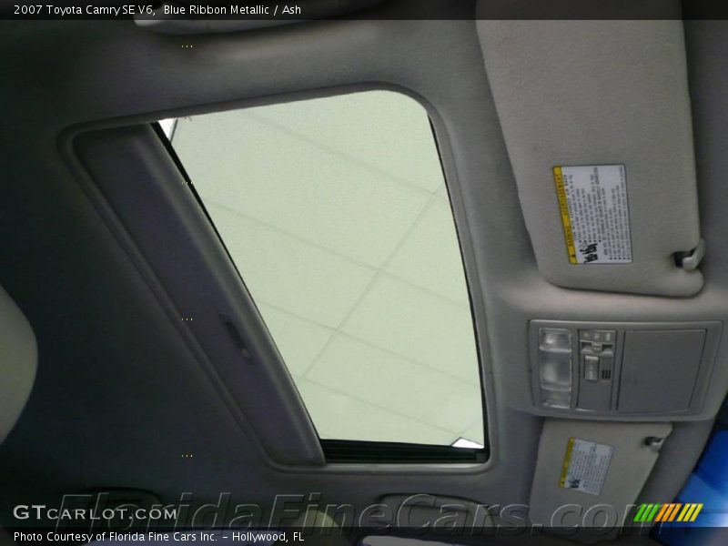 Blue Ribbon Metallic / Ash 2007 Toyota Camry SE V6
