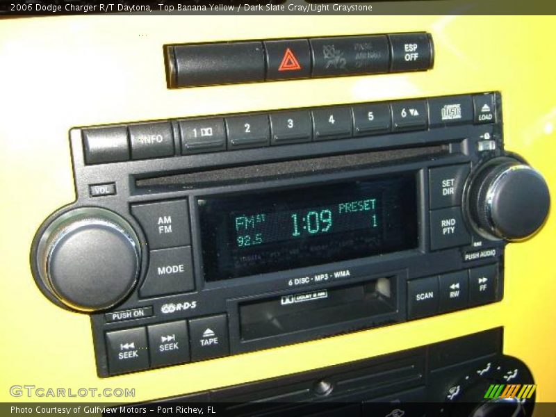 Top Banana Yellow / Dark Slate Gray/Light Graystone 2006 Dodge Charger R/T Daytona