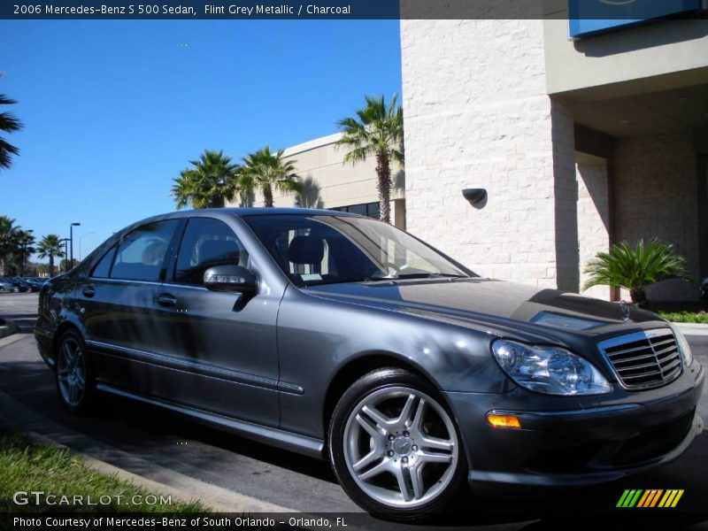 Flint Grey Metallic / Charcoal 2006 Mercedes-Benz S 500 Sedan