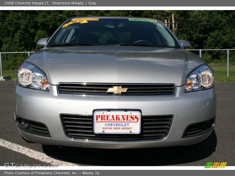 Silverstone Metallic / Gray 2008 Chevrolet Impala LT