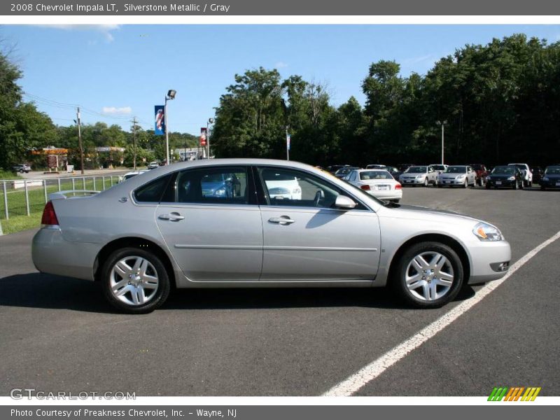 Silverstone Metallic / Gray 2008 Chevrolet Impala LT