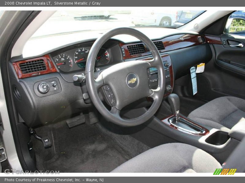 Silverstone Metallic / Gray 2008 Chevrolet Impala LT