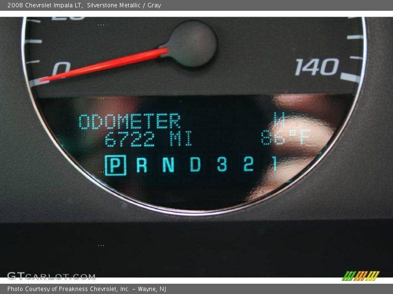 Silverstone Metallic / Gray 2008 Chevrolet Impala LT