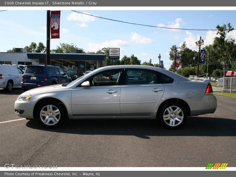 Silverstone Metallic / Gray 2008 Chevrolet Impala LT