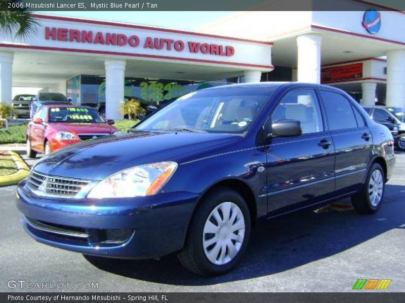 Mystic Blue Pearl / Tan 2006 Mitsubishi Lancer ES