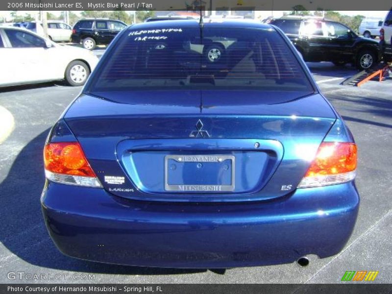 Mystic Blue Pearl / Tan 2006 Mitsubishi Lancer ES