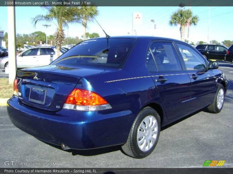 Mystic Blue Pearl / Tan 2006 Mitsubishi Lancer ES