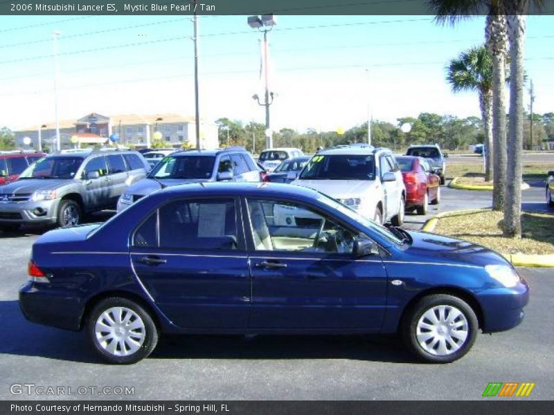 Mystic Blue Pearl / Tan 2006 Mitsubishi Lancer ES