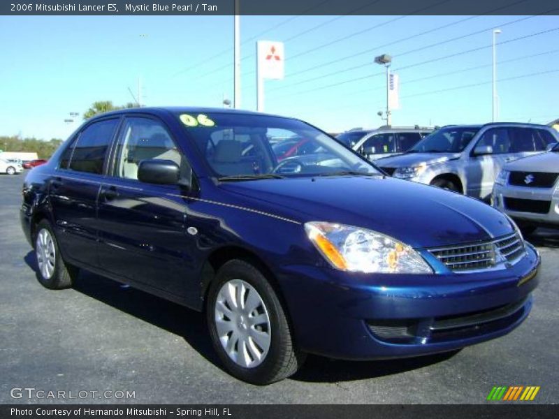 Mystic Blue Pearl / Tan 2006 Mitsubishi Lancer ES
