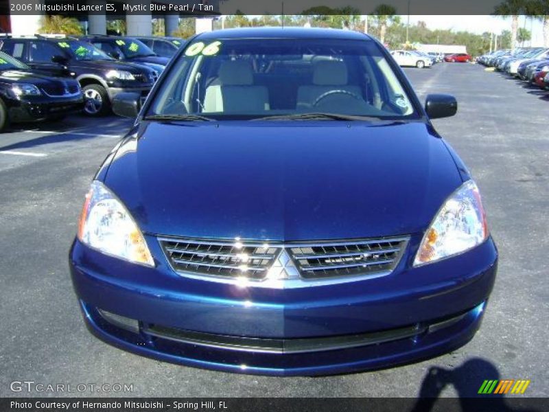 Mystic Blue Pearl / Tan 2006 Mitsubishi Lancer ES