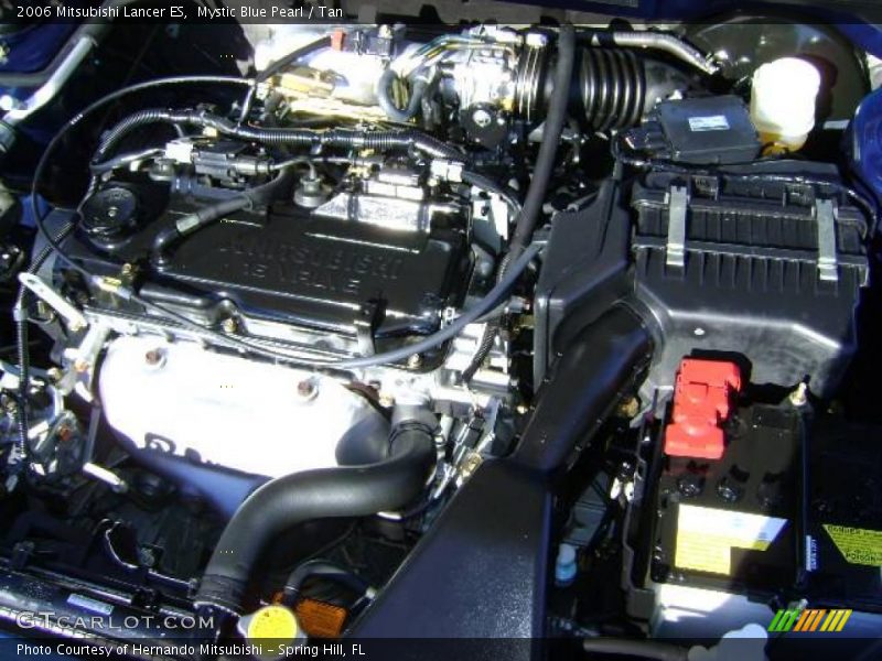 Mystic Blue Pearl / Tan 2006 Mitsubishi Lancer ES