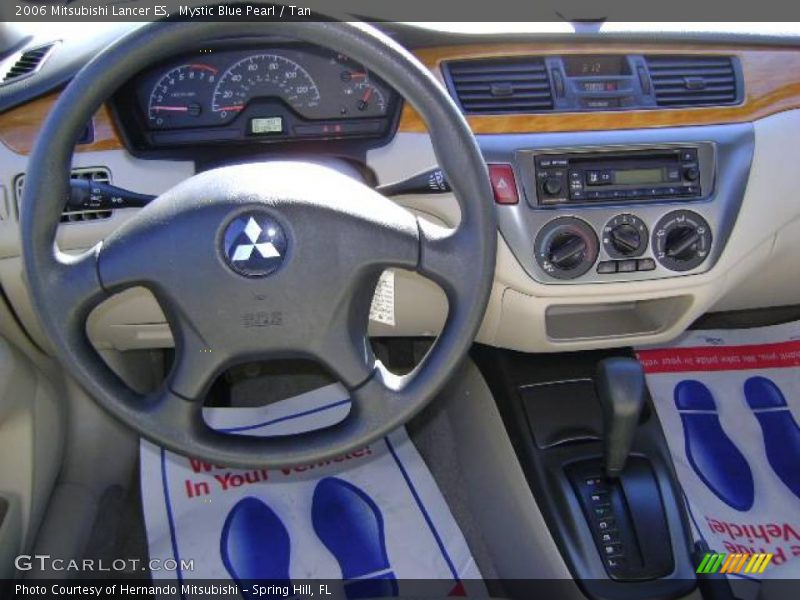 Mystic Blue Pearl / Tan 2006 Mitsubishi Lancer ES