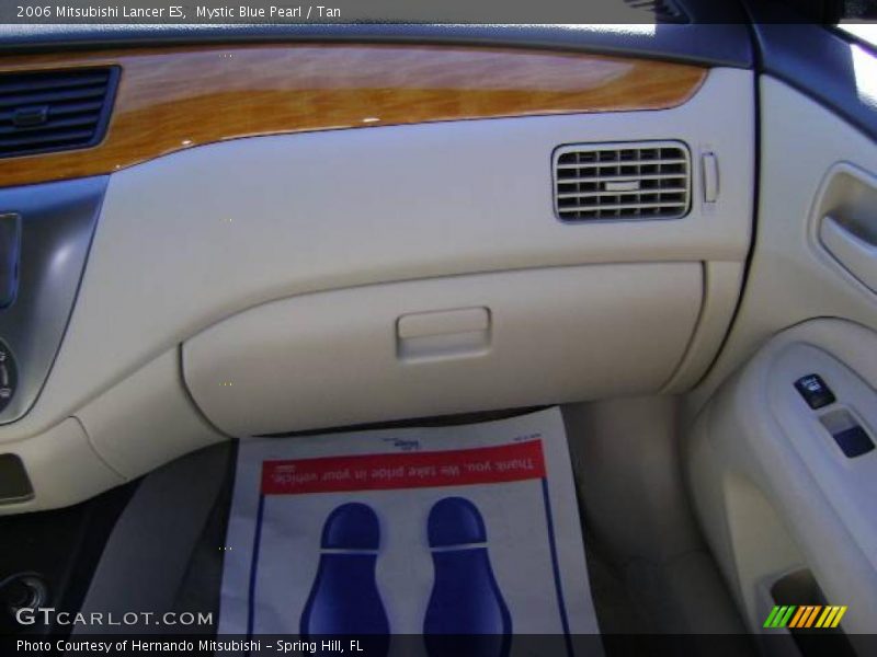 Mystic Blue Pearl / Tan 2006 Mitsubishi Lancer ES