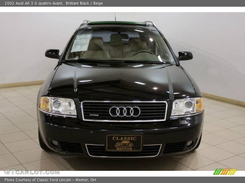 Brilliant Black / Beige 2002 Audi A6 3.0 quattro Avant