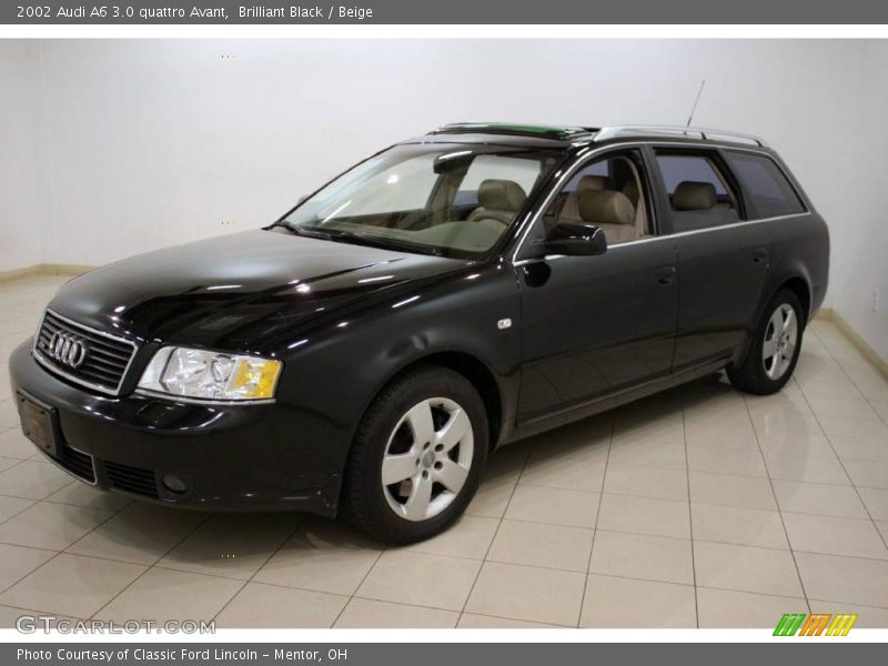 Brilliant Black / Beige 2002 Audi A6 3.0 quattro Avant