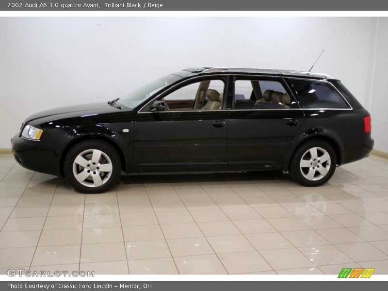 Brilliant Black / Beige 2002 Audi A6 3.0 quattro Avant