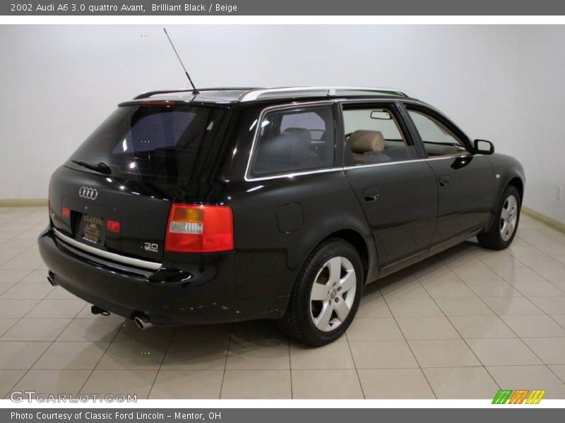 Brilliant Black / Beige 2002 Audi A6 3.0 quattro Avant