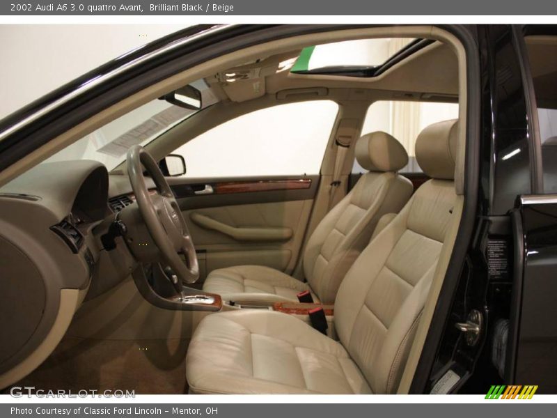 Brilliant Black / Beige 2002 Audi A6 3.0 quattro Avant