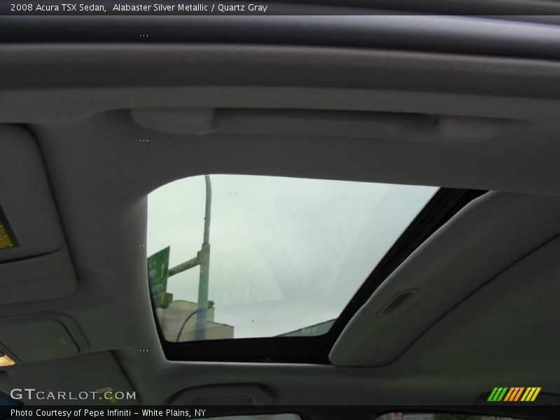 Alabaster Silver Metallic / Quartz Gray 2008 Acura TSX Sedan