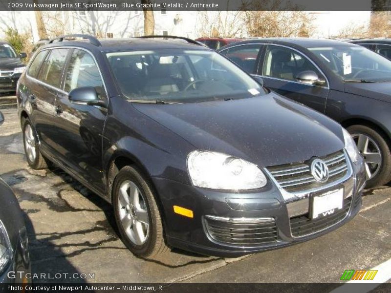 Blue Graphite Metallic / Anthracite 2009 Volkswagen Jetta SE SportWagen