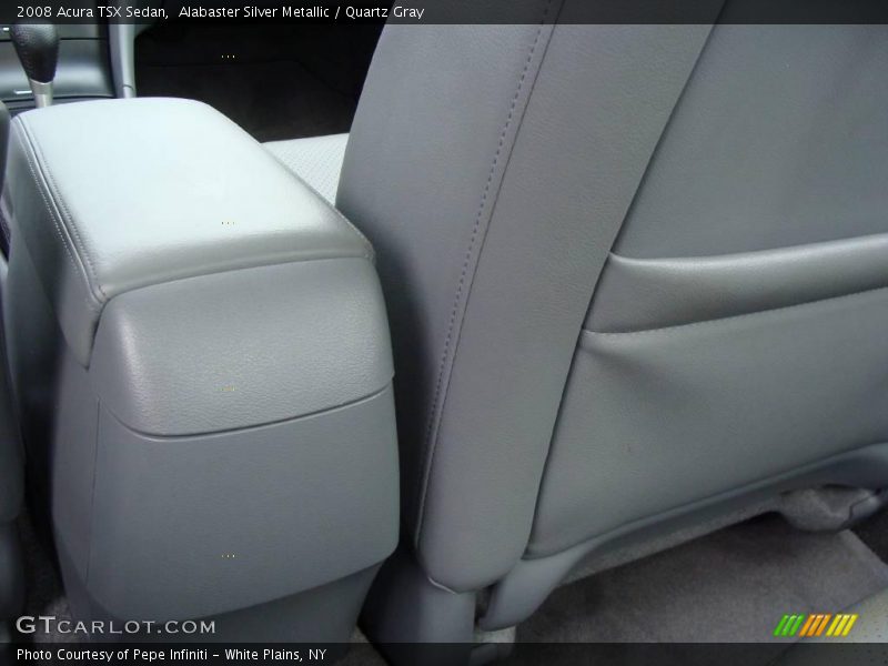 Alabaster Silver Metallic / Quartz Gray 2008 Acura TSX Sedan