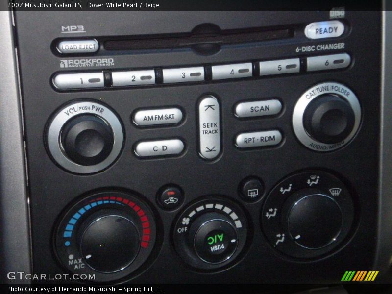 Dover White Pearl / Beige 2007 Mitsubishi Galant ES