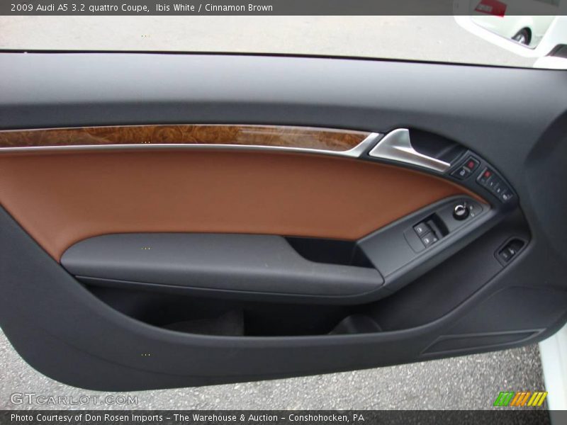 Ibis White / Cinnamon Brown 2009 Audi A5 3.2 quattro Coupe
