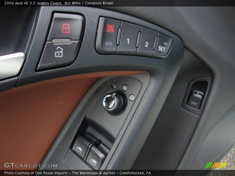 Ibis White / Cinnamon Brown 2009 Audi A5 3.2 quattro Coupe