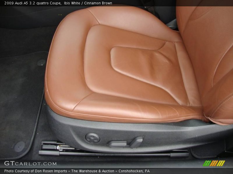 Ibis White / Cinnamon Brown 2009 Audi A5 3.2 quattro Coupe