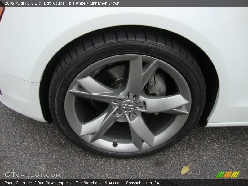 Ibis White / Cinnamon Brown 2009 Audi A5 3.2 quattro Coupe