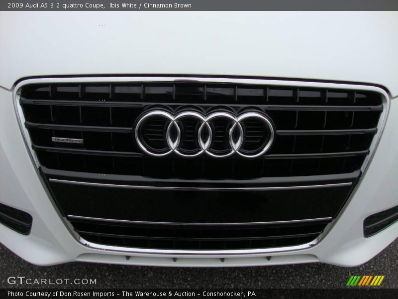 Ibis White / Cinnamon Brown 2009 Audi A5 3.2 quattro Coupe