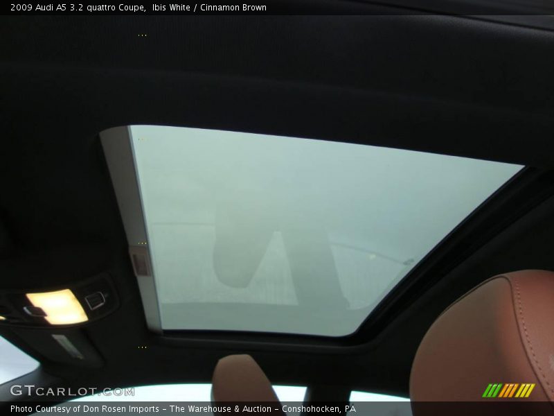 Ibis White / Cinnamon Brown 2009 Audi A5 3.2 quattro Coupe