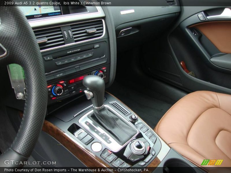 Ibis White / Cinnamon Brown 2009 Audi A5 3.2 quattro Coupe