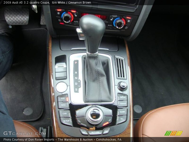 Ibis White / Cinnamon Brown 2009 Audi A5 3.2 quattro Coupe